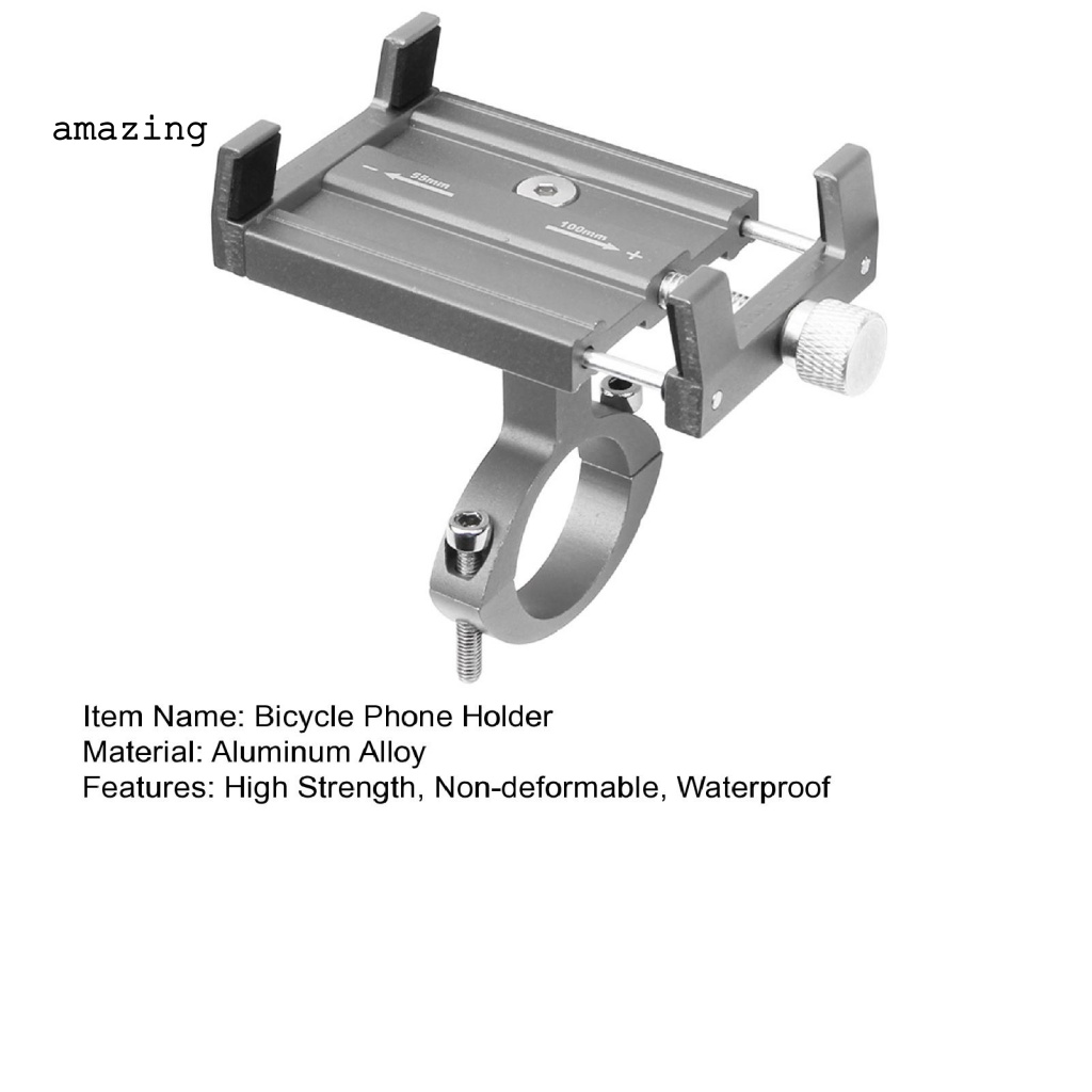 1 Bộ Giá Đỡ Chống Ăn Mòn Gắn Tay Lái Xe Đạp Chắc Chắn Sturdy