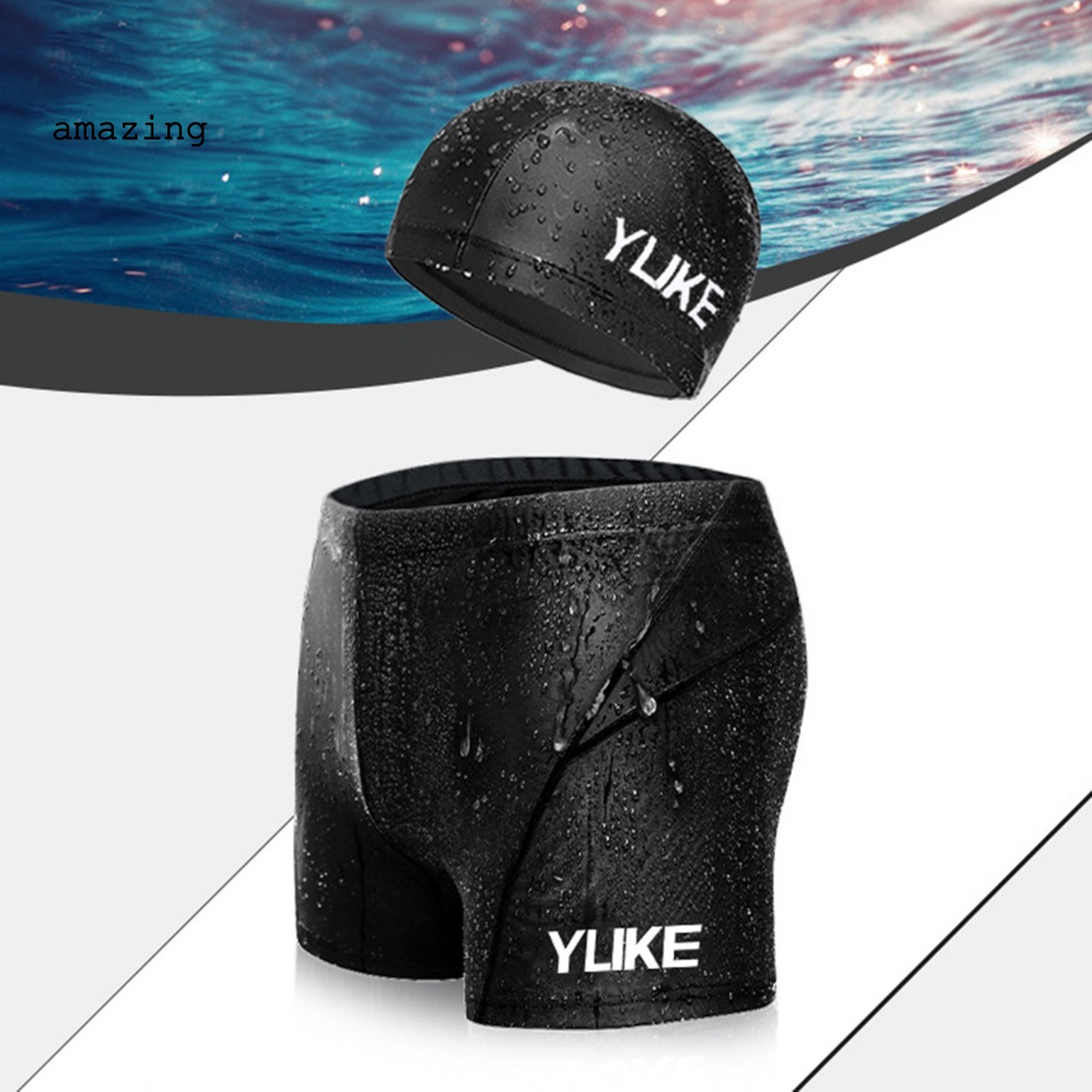 Set 2 Mũ Bơi Co Giãn Chống Mài Mòn Thời Trang Mùa Hè Cho Nam