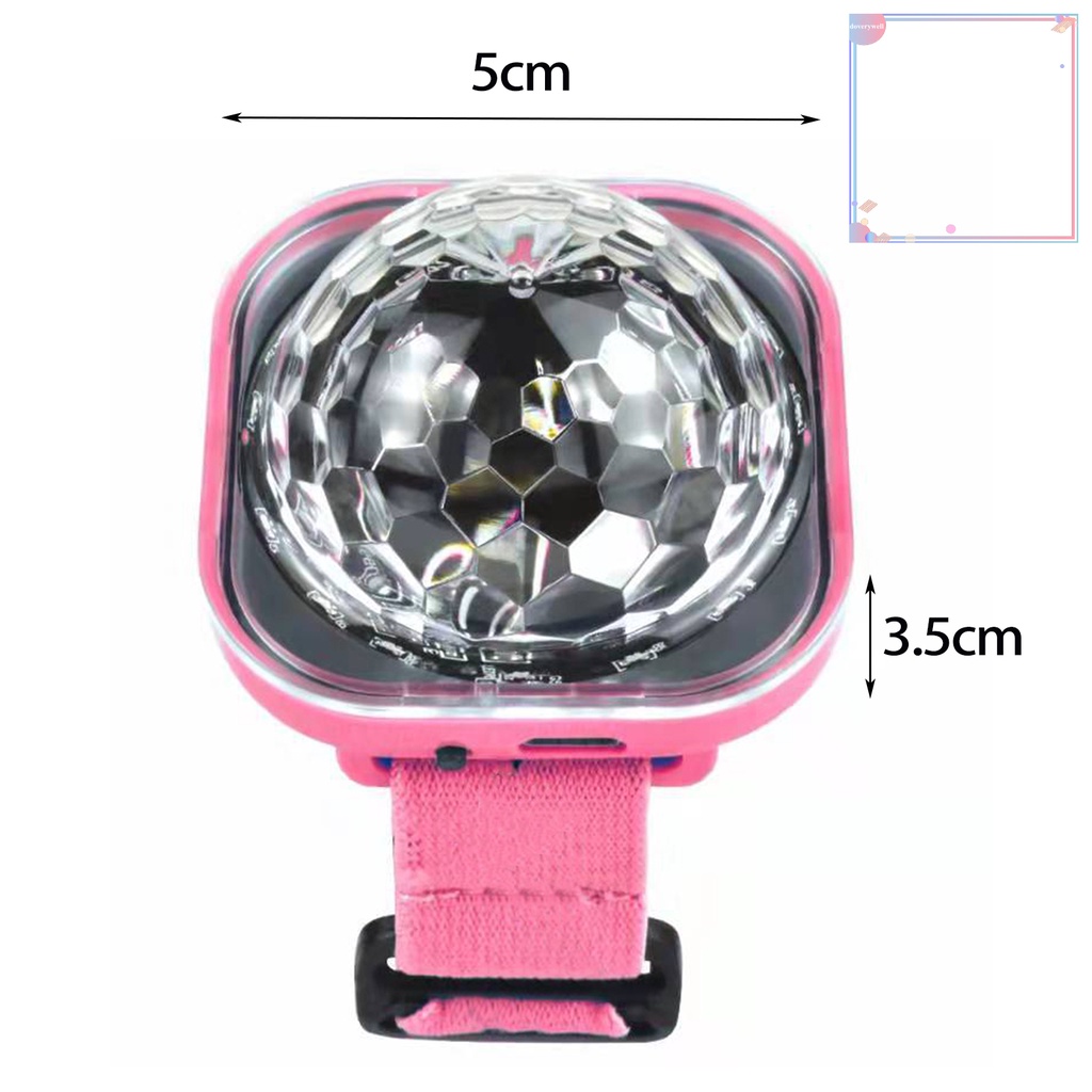 [DDJ] Vòng Đeo Tay Đèn LED Nhiều Màu Sắc Độ Sáng Cao Điều Khiển Âm Thanh Siêu Nhẹ Dễ Sử Dụng Cho Bữa Tiệc