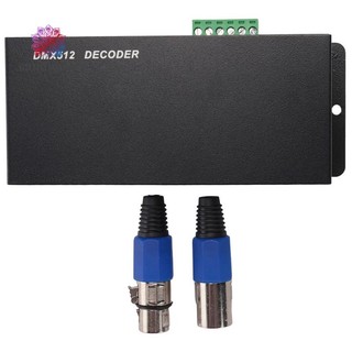 Bộ điều khiển giải mã đèn led rgb dmx512-3ch dc12-24v rgbw dmx 512 3ch
