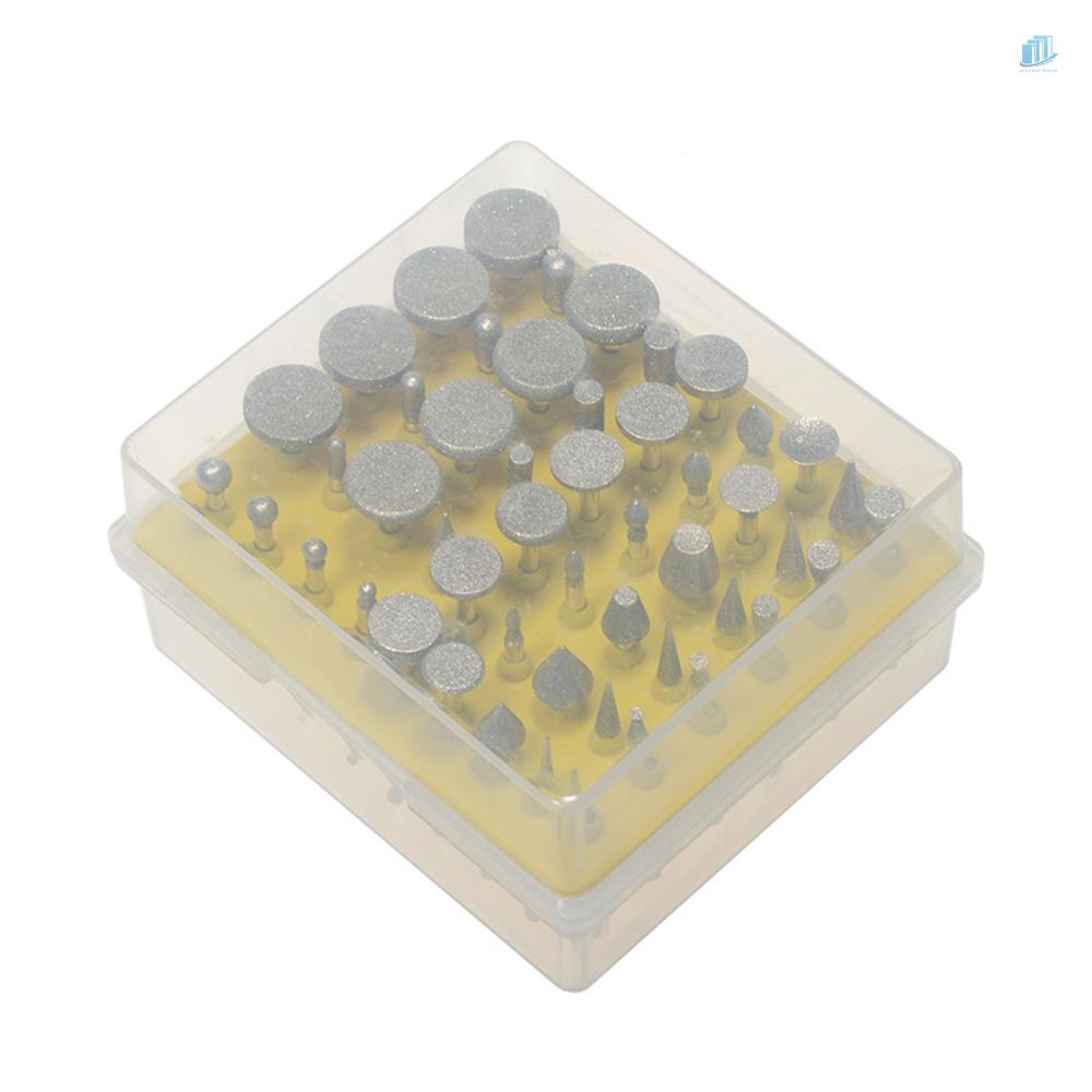 Set 50 Đầu Mài 1 / 8-Inch Mạ Kim Cương Chuyên Dụng Cho Máy Khoan Cắt / Đánh Bóng Se