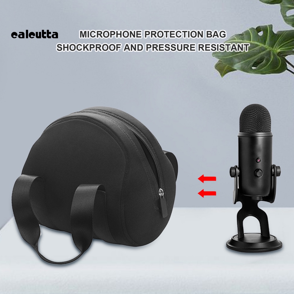 Túi Đựng Bảo Vệ Micro Blue Yeti Blackout Chống Bụi Độ Cứng Tốt Có Dây Đeo Tay Tiện Dụng