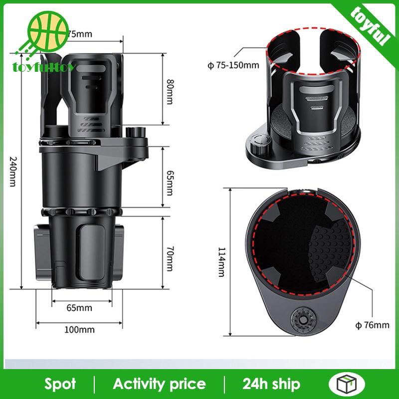 Giá Đỡ Cốc Nước Trên Xe Hơi Chống Sốc Chịu Được Sức Nặng