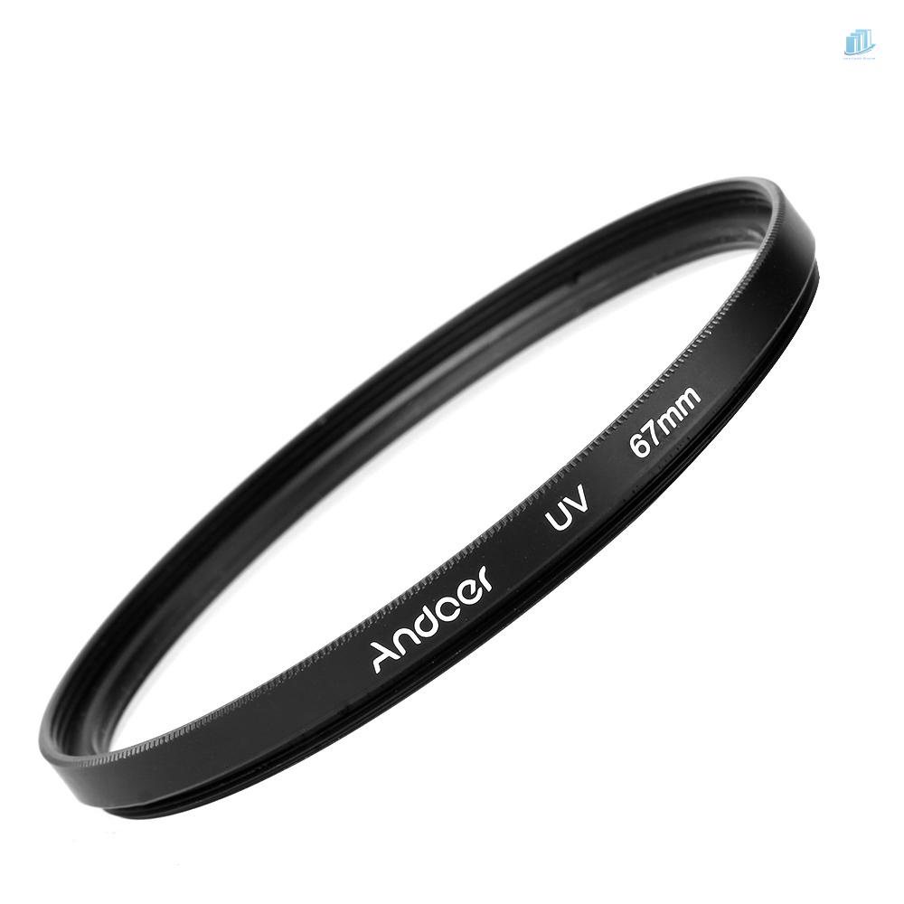 Kính Lọc UV Andoer Andoer 67mm Siêu Mỏng Bảo Vệ Ống Kính Máy Ảnh DSLR
