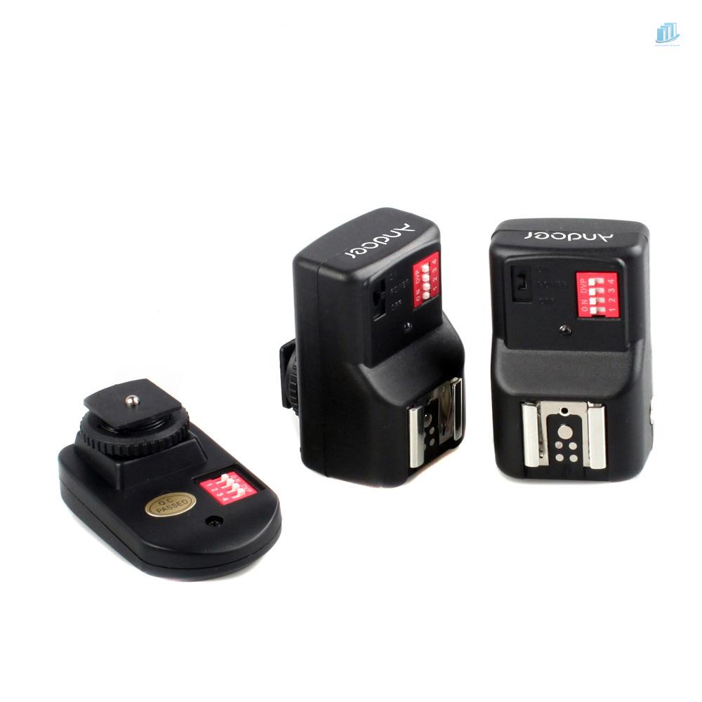 ANDOER Bộ Phát Tín Hiệu Điều Khiển Tốc Độ Radio 16 Kênh 1 / 2 Bộ Phát Sóng Không Dây Thông Dụng