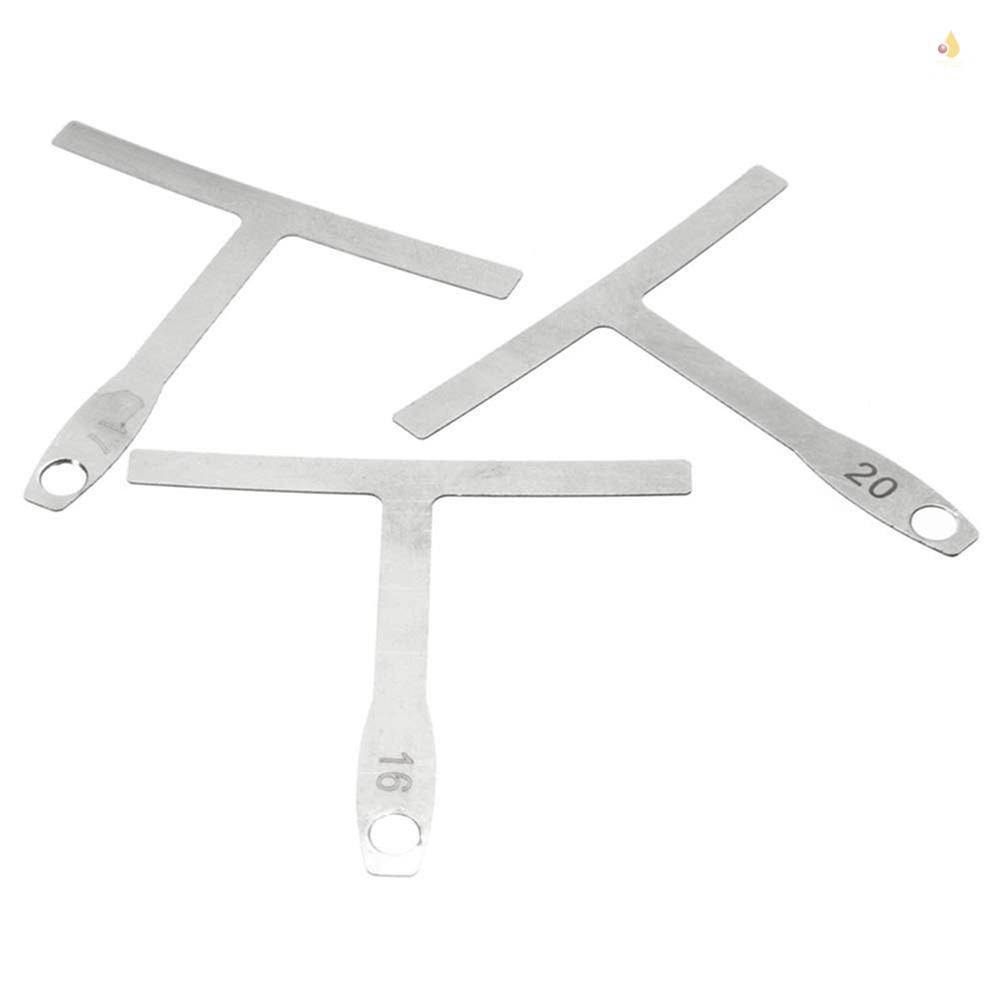 Bộ 9 Thước Đo Dây Đàn Guitar Bass Hình Chữ T Chuyên Dụng