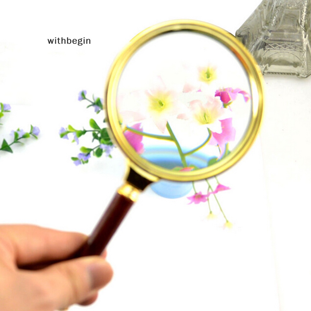 Kính Lúp Cầm Tay 80mm Phóng Đại 10X 10X Dùng Để Đọc Trang Sức