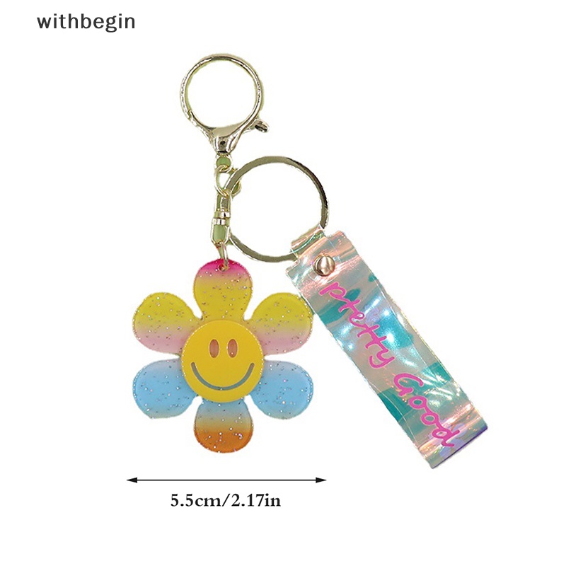 Móc Khóa Hình Hoa Hướng Dương Dễ Thương Dùng Đựng Thẻ Id / Chìa Khóa Cho Nữ