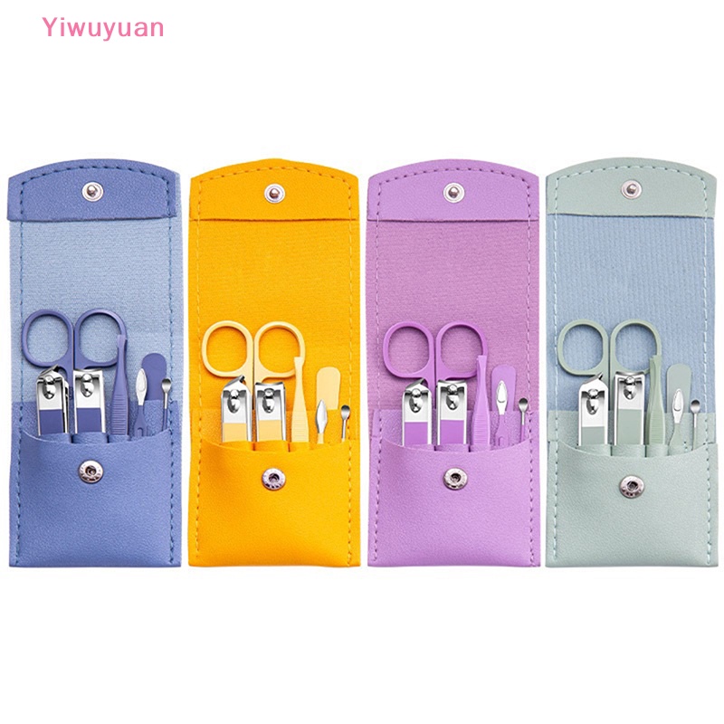 Bộ 4 / 7 Dụng Cụ Chăm Sóc Móng Tay Bằng Thép Không Gỉ Mới