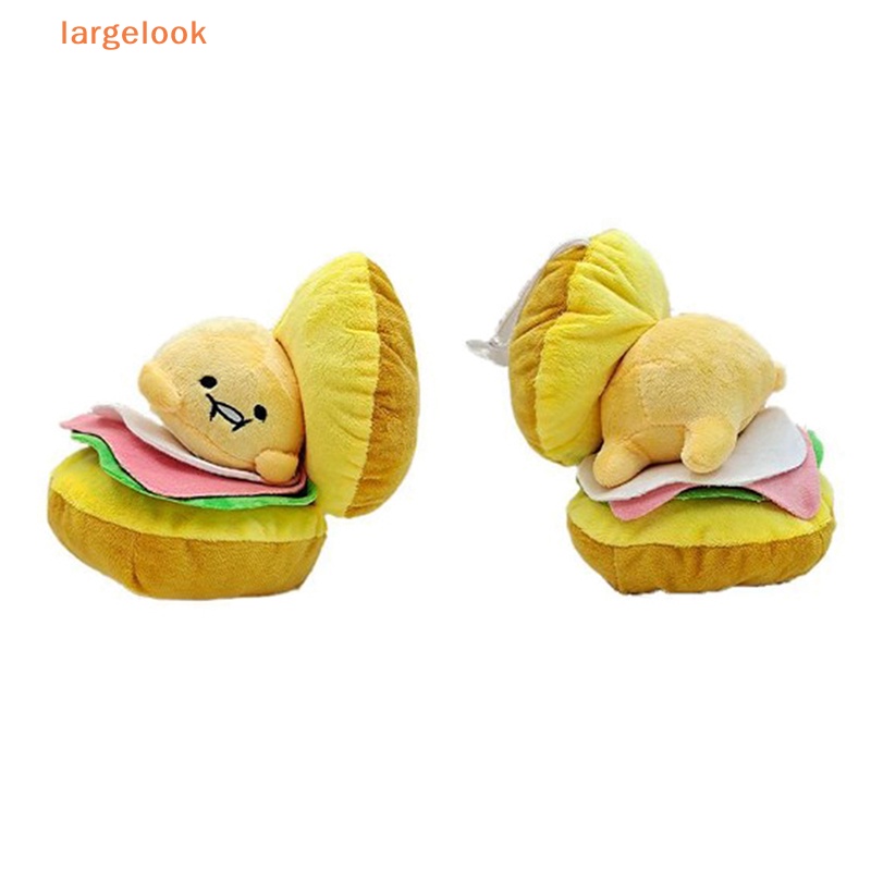 Búp Bê Nhồi Bông Hình Lòng Đỏ Trứng Lười / Burger / Bánh Sandwich / Burger Nhồi Bô