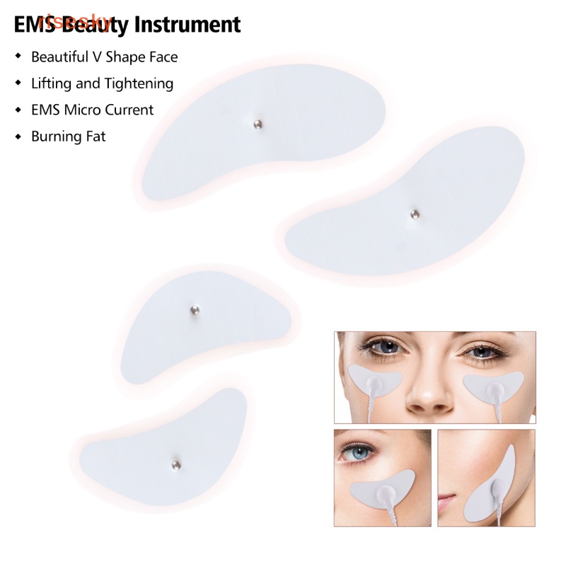 Bộ 2 Cặp Miếng Đệm Thay Thế Cho Máy Mát Xa Cơ Mặt