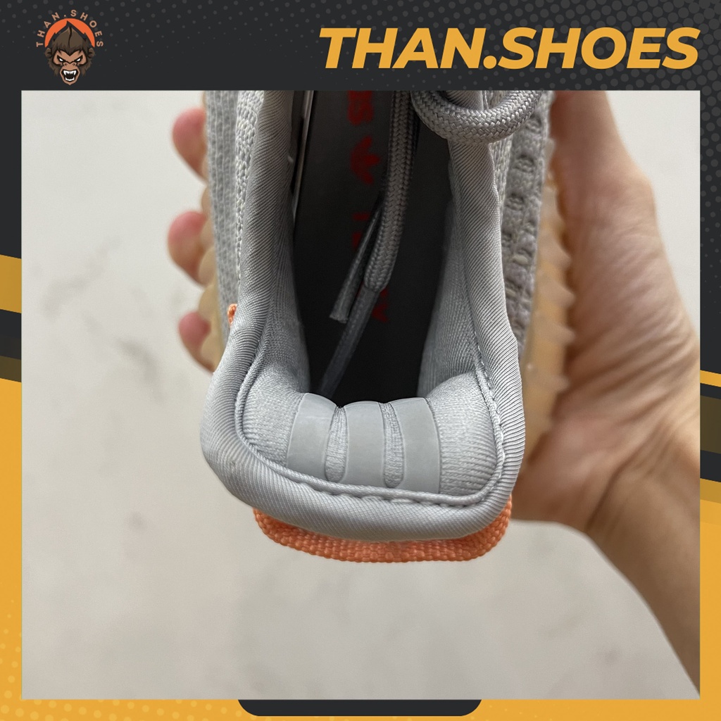 Giày Yz 350 V2 True Form, Yz 350 Xám Vệt Cam - Than.Shoes