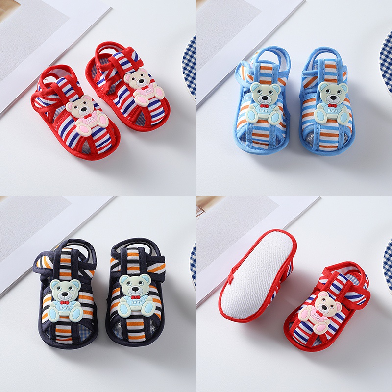 Bộ Khung Đồ Chơi Cho Bé❤Xăng đan Siêu Nhẹ In Họa Tiết Hoạt Hình Thời Trang Mùa Hè Cho Bé 0-12 Tháng Tuổi