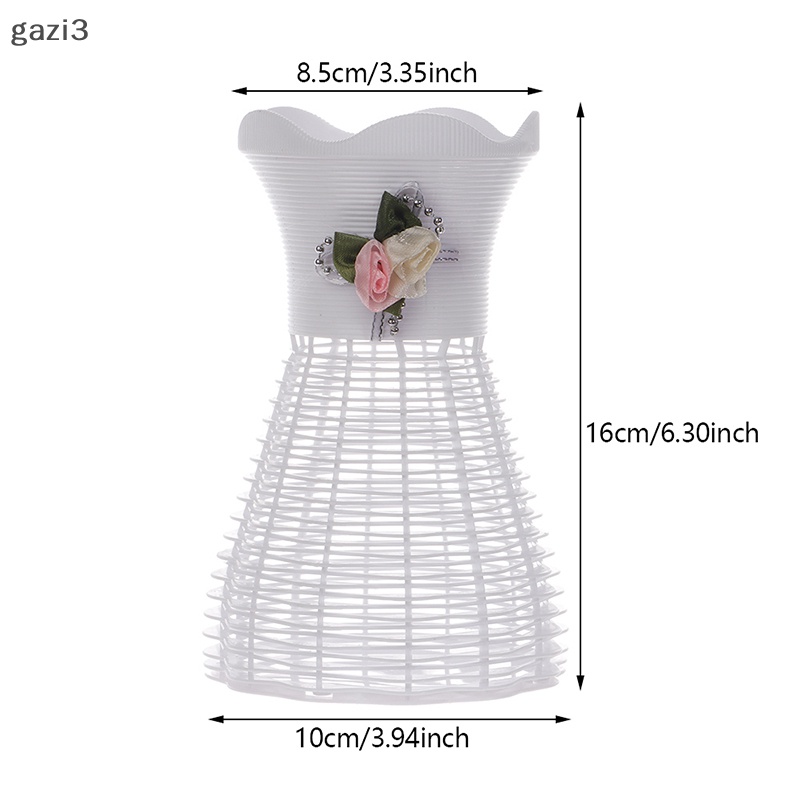 Chậu Hoa Bằng Nhựa Màu Trắng / Xanh Dương / Hồng Dùng Trang Trí Phòng Khách Phong Cách Bắc Âu