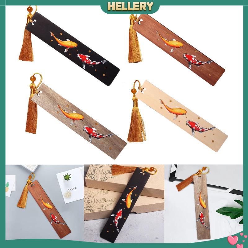 Thẻ Đánh Dấu Trang Sách Bằng Gỗ Phối Tua Rua Độc Đáo Trang Trí Lễ Tốt Nghiệp / Văn