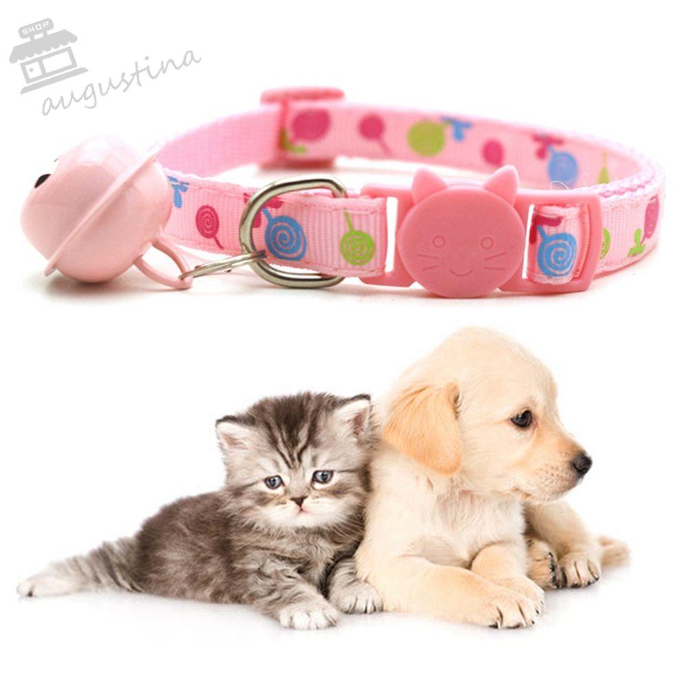 Vòng Cổ Họa Tiết Kẹo Mút AUGUSTINA Dễ Thương Cho Thú Cưng