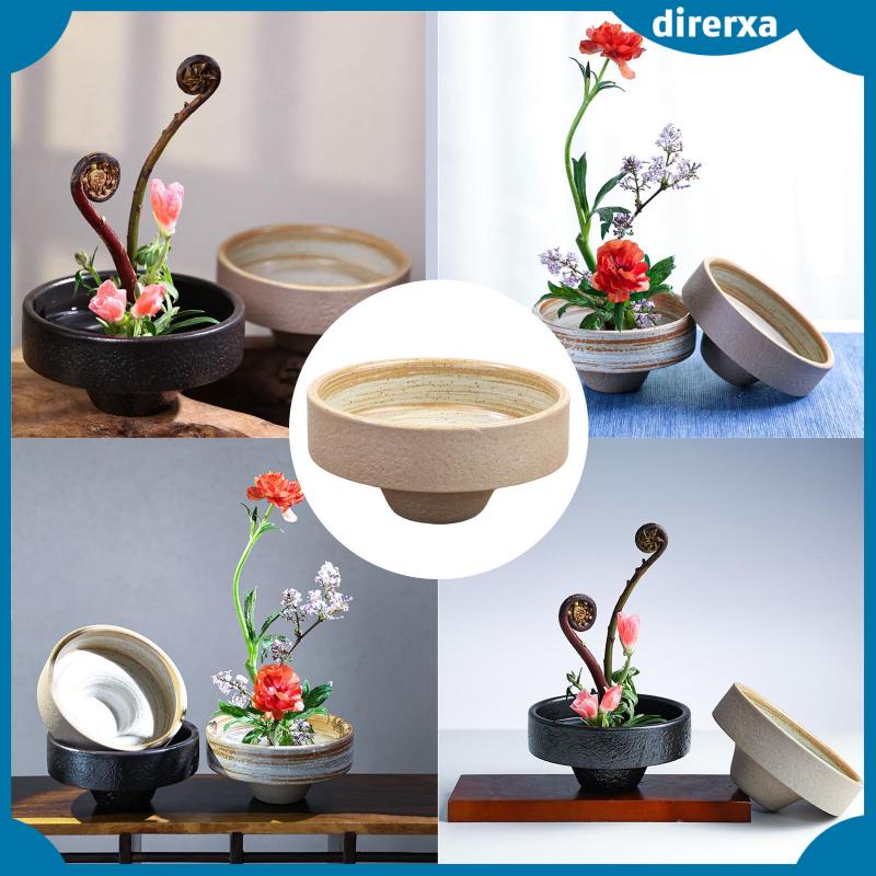 Bình Hoa Ikebana Nhật Bản Hình Tròn Nghệ Thuật Trang Trí Bàn Làm Việc