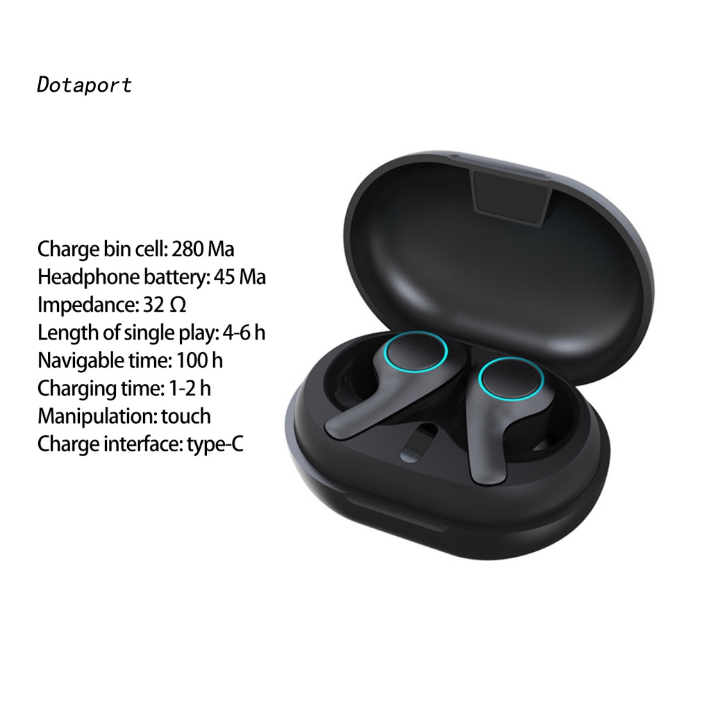Tai Nghe Nhét Tai KDDT-Dữ Liệu Bluetooth Không Dây Âm Thanh Siêu Trầm