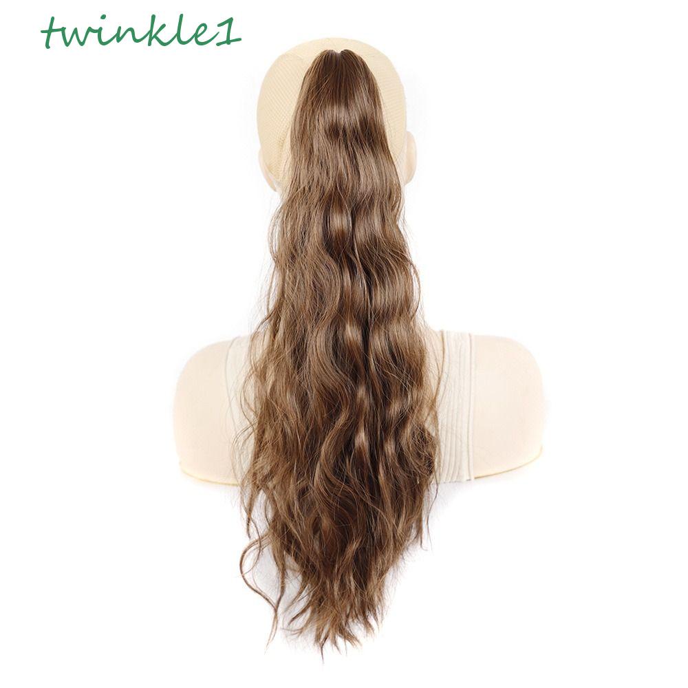 Tóc Giả Đuôi Ngựa Xoăn Màu Nâu Đen Dành Cho Nữ