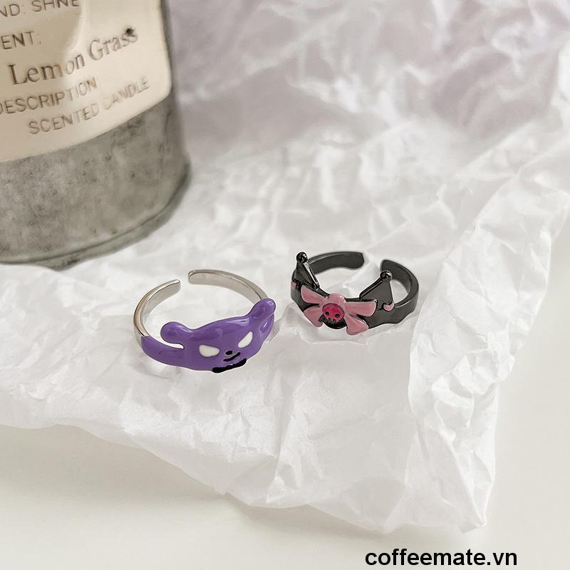 ⚡Nhẫn Hình Hoạt Hình Kuromi Dễ Thương Cho Nữ