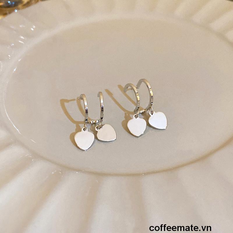 ⚡Đôi Khuyên Tai Hình Trái Tim Đôi Phong Cách Cá Tính Thời Trang Cao Cấp Dành Cho Nữ