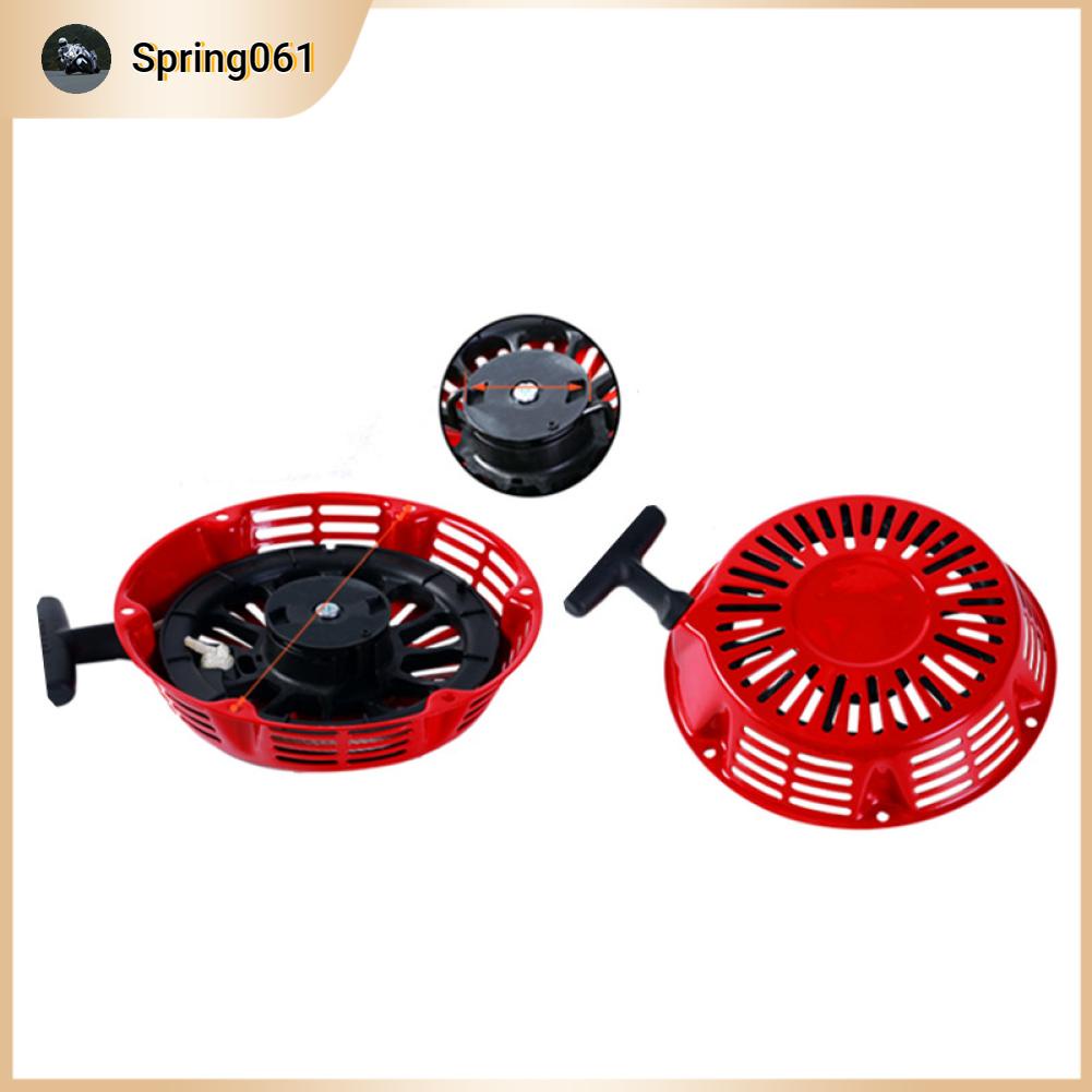 Spring061 GX390 Red Pull Recoil Starter Lắp ráp Bộ khởi động giật nhẹ bằng nhựa cho ô tô