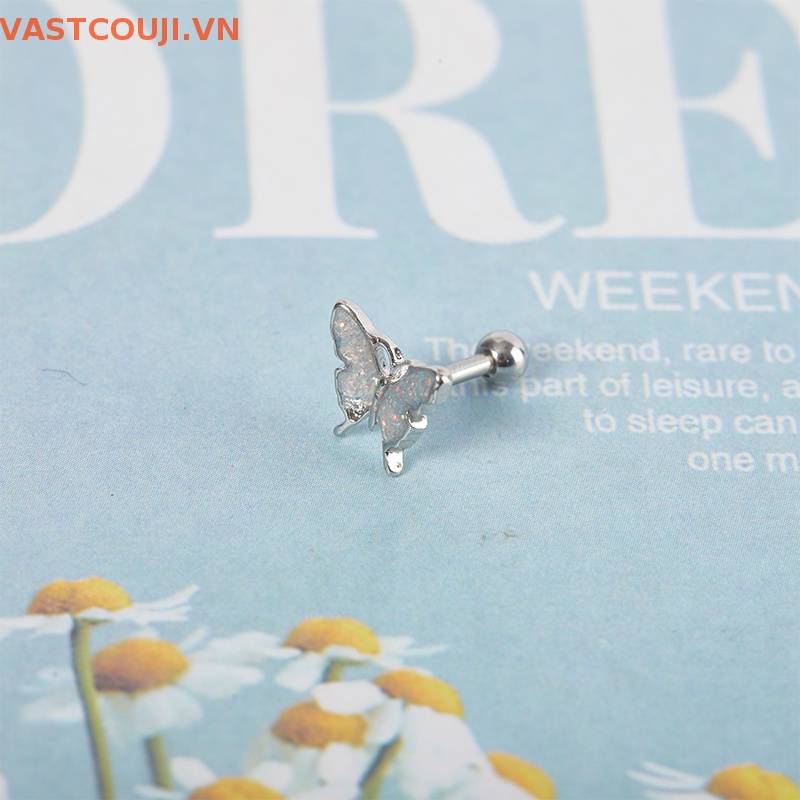 Khuyên Rốn Hình Bướm Đục Lỗ Nhiều Màu Sắc Thời Trang Cho Nữ