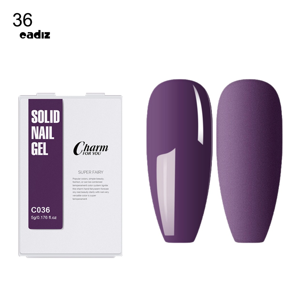 Bảng Màu Trang Trí Móng Nghệ Thuật 5g Màu Trơn Xinh Xắn