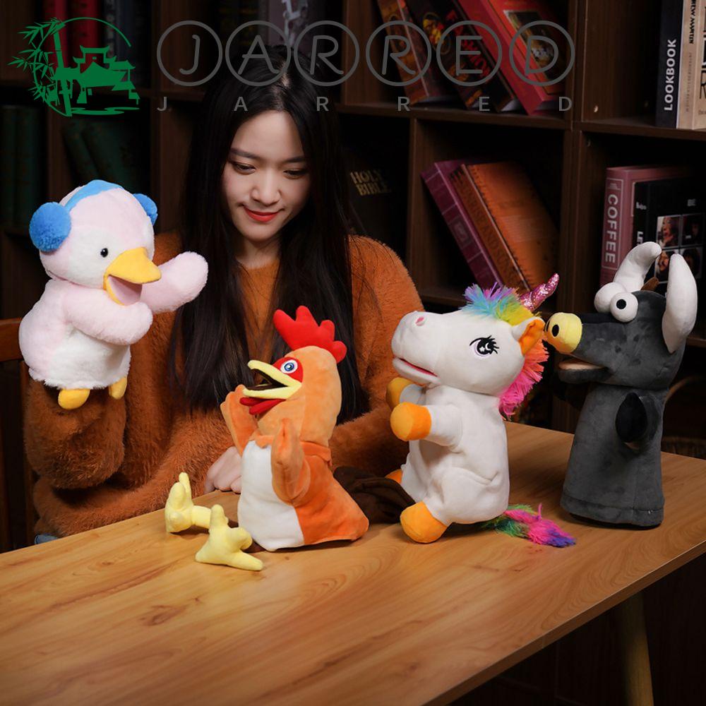 Đồ Chơi Con Rối Đeo Tay Hình Gà Con Bằng Vải Bông Dễ Thương Sáng Tạo Dành Cho Trẻ Em