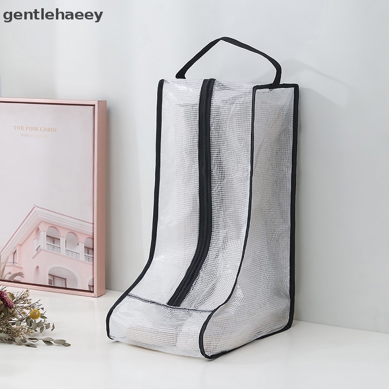 Túi Đựng Giày Trong Suốt Chống Nước Chống Bụi Có Khóa Kéo Tiện Lợi