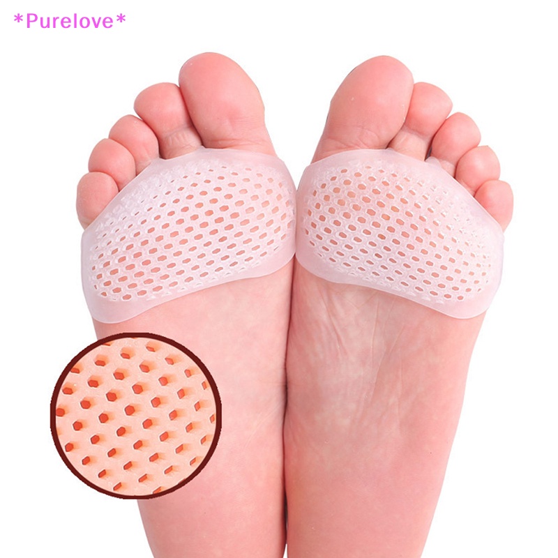 Bộ 2 Miếng Lót Giày Cao Gót Bằng Silicon Mềm Chống Trượt Tiện Lợi Mới