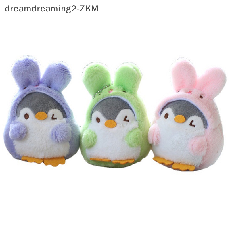 Móc Khóa Hình Chim Cánh Cụt Nhồi Bông Mềm Mại Vui Nhộn Dùng Trang Trí Túi Xách / Quà Sinh Nhật [zkm]