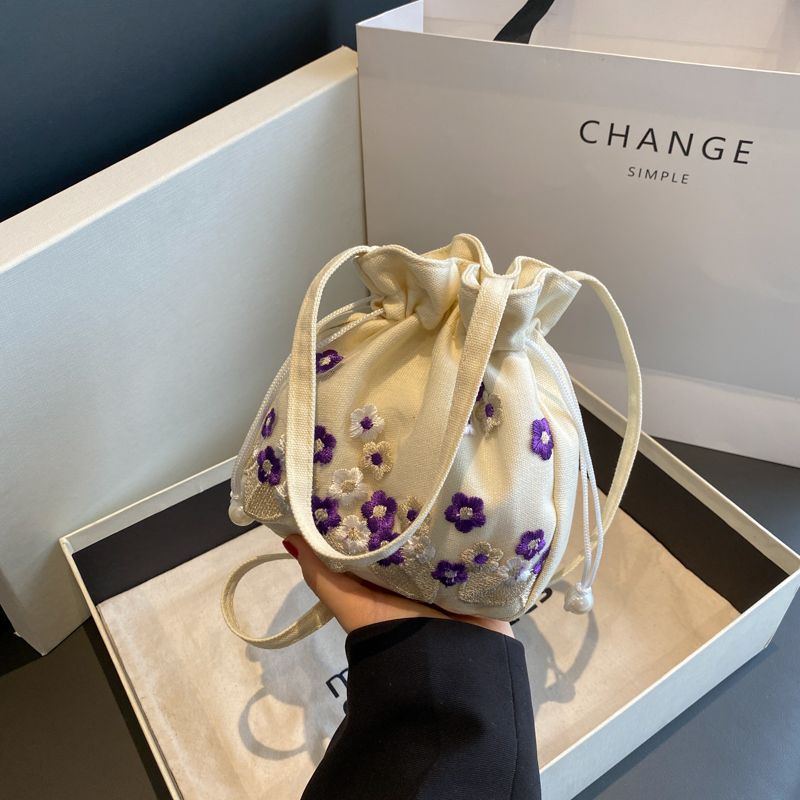 Túi Vải Ren Thêu Nghệ Thuật Đeo Vai / Xách Tay Thời Trang Cho Nữ