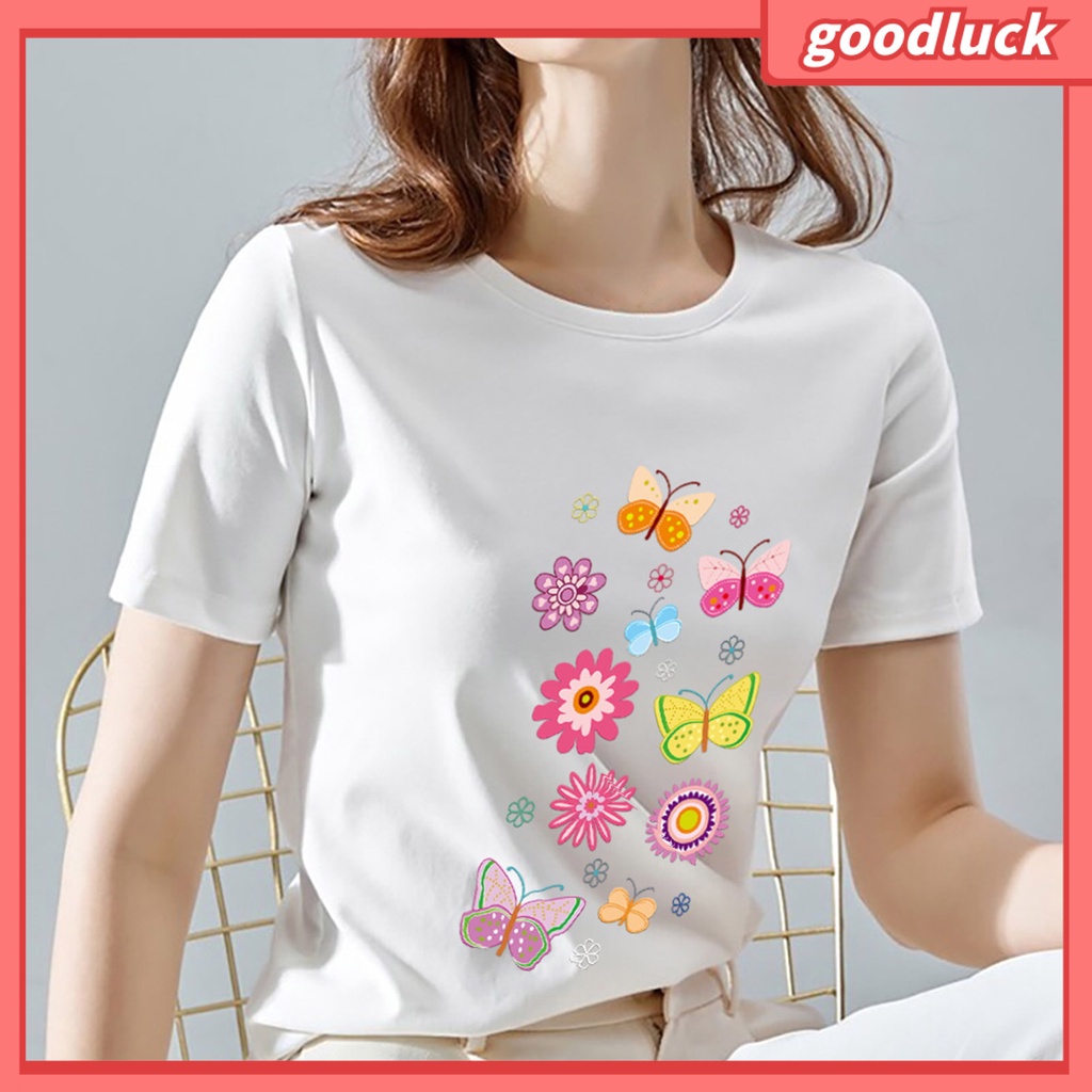 Áo Thun Ôm Dáng Màu Sắc Đơn Giản Thanh Lịch Cho Nữ