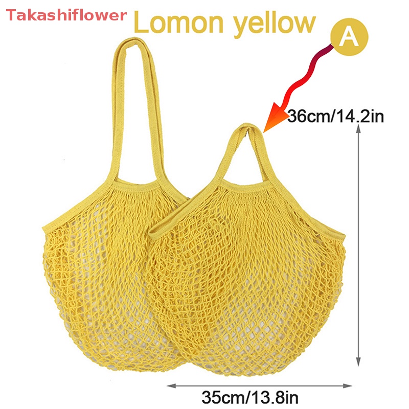 Túi Lưới Cotton Đựng Rau Củ Quả Có Thể Tái Sử Dụng Tiện Lợi