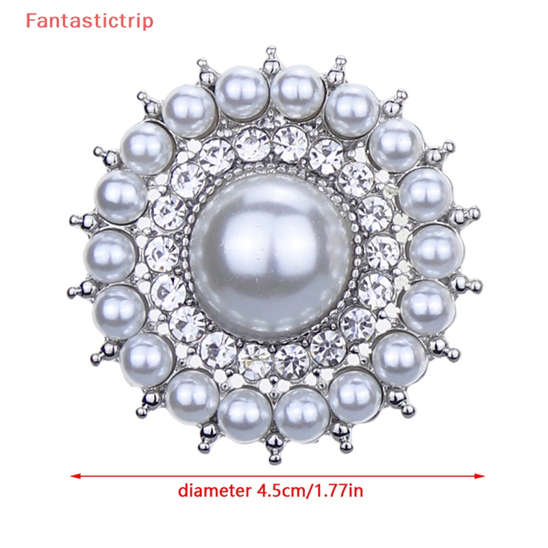 1 Khóa Kẹp Giày Đính Ngọc Trai Giả Thanh Lịch Cho Nữ Mới