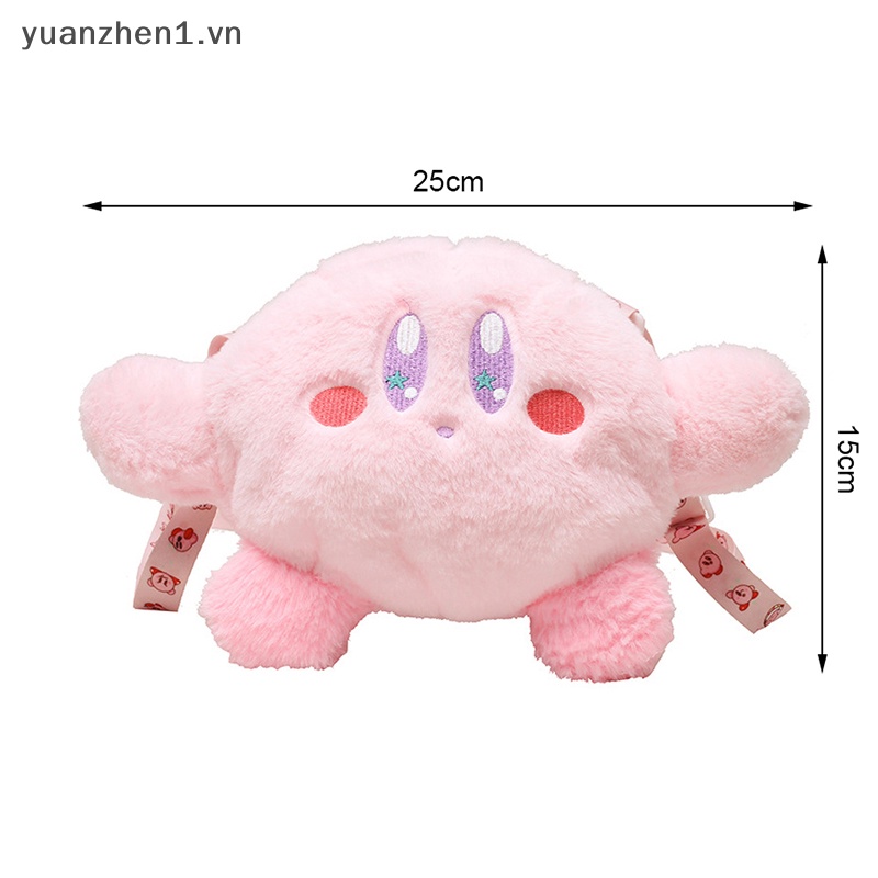 Túi Đeo Chéo Hình Ngôi Sao Kirby Nhồi Bông Dễ Thương