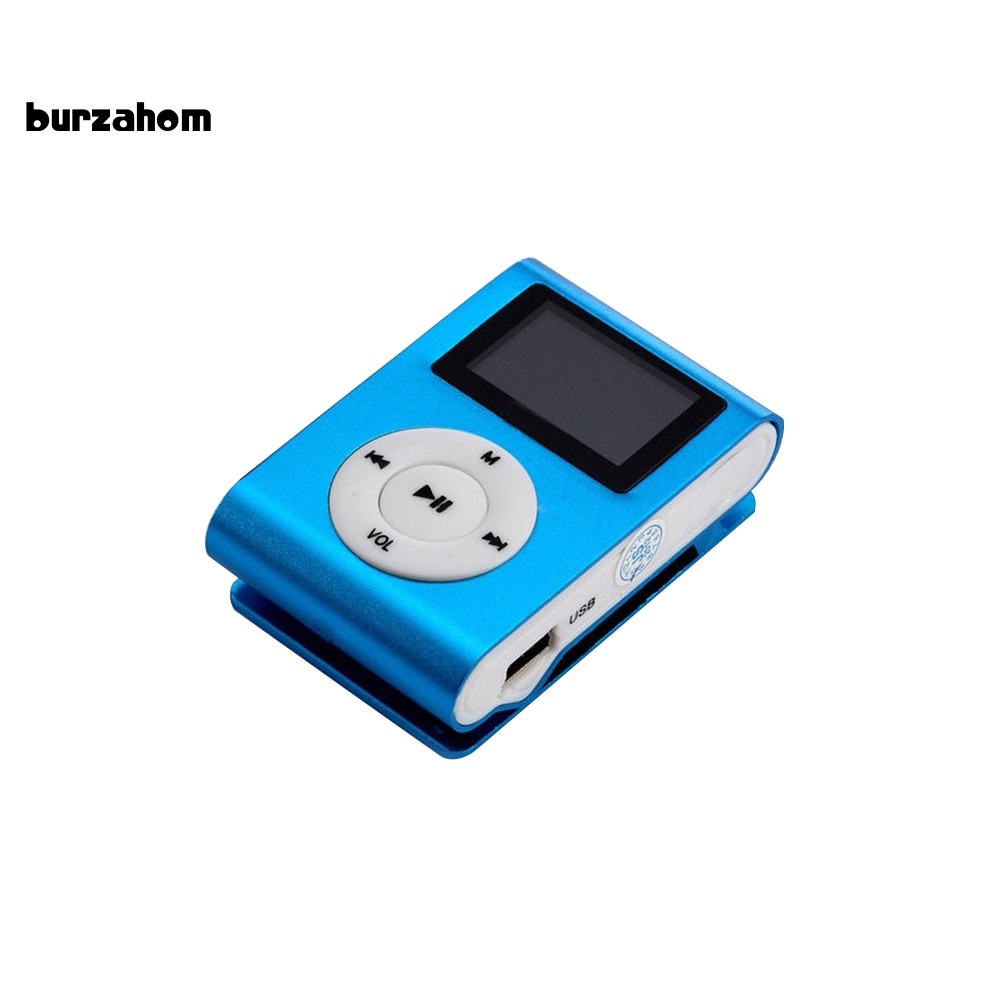 Máy Nghe Nhạc MP3 Mini Màn Hình LCD Hỗ Trợ Thẻ Nhớ Micro SD TF