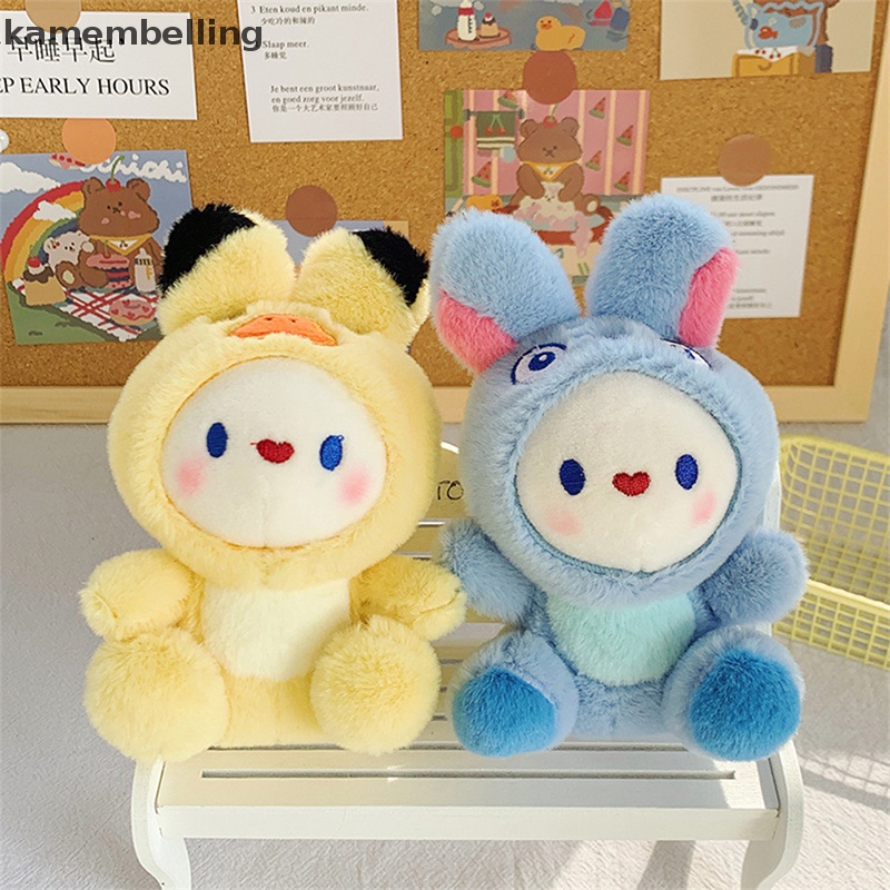 Móc Khóa Hình Thỏ Nhồi Bông Dễ Thương Sáng Tạo