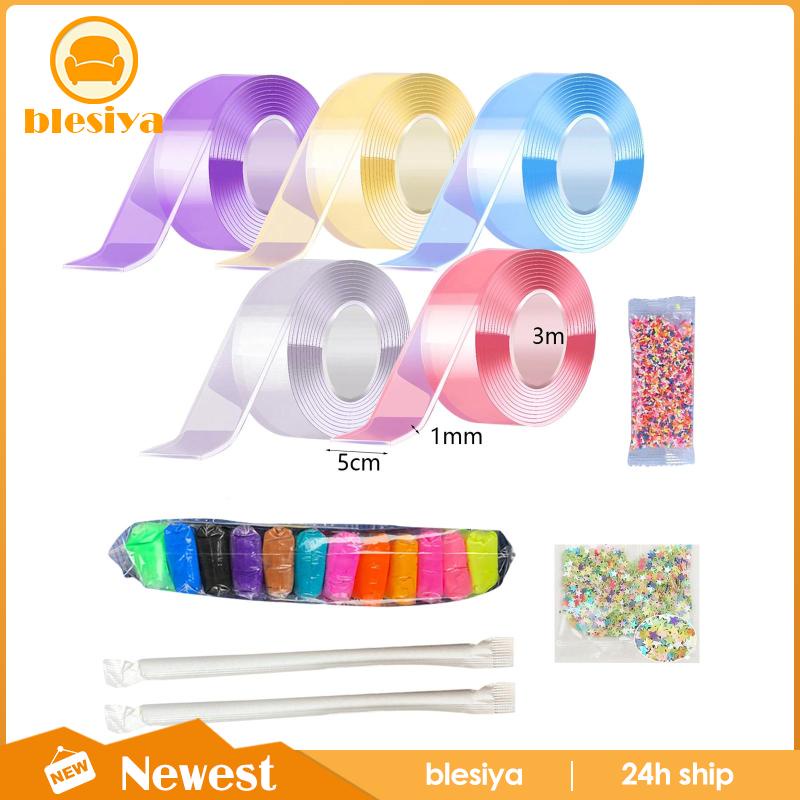 [Blesiya] 5 Cuộn Băng Dính Dùng Cho Lớp Học Đồ Chơi DIY