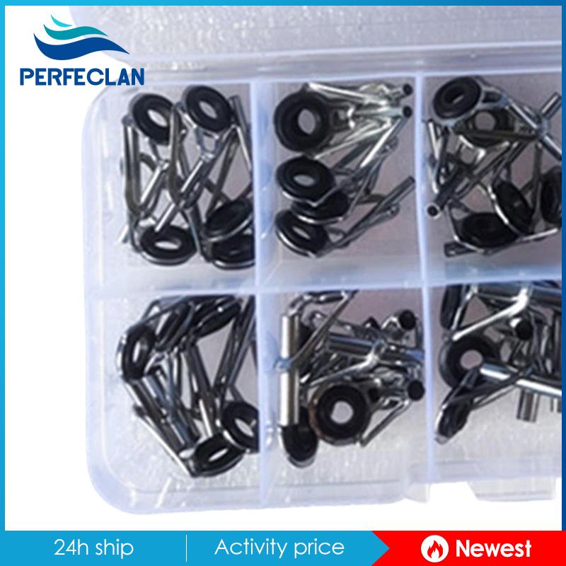 [Perfeclan] Set 50 Phụ Kiện Dẫn Cần Câu Cá 10 Kích Cỡ