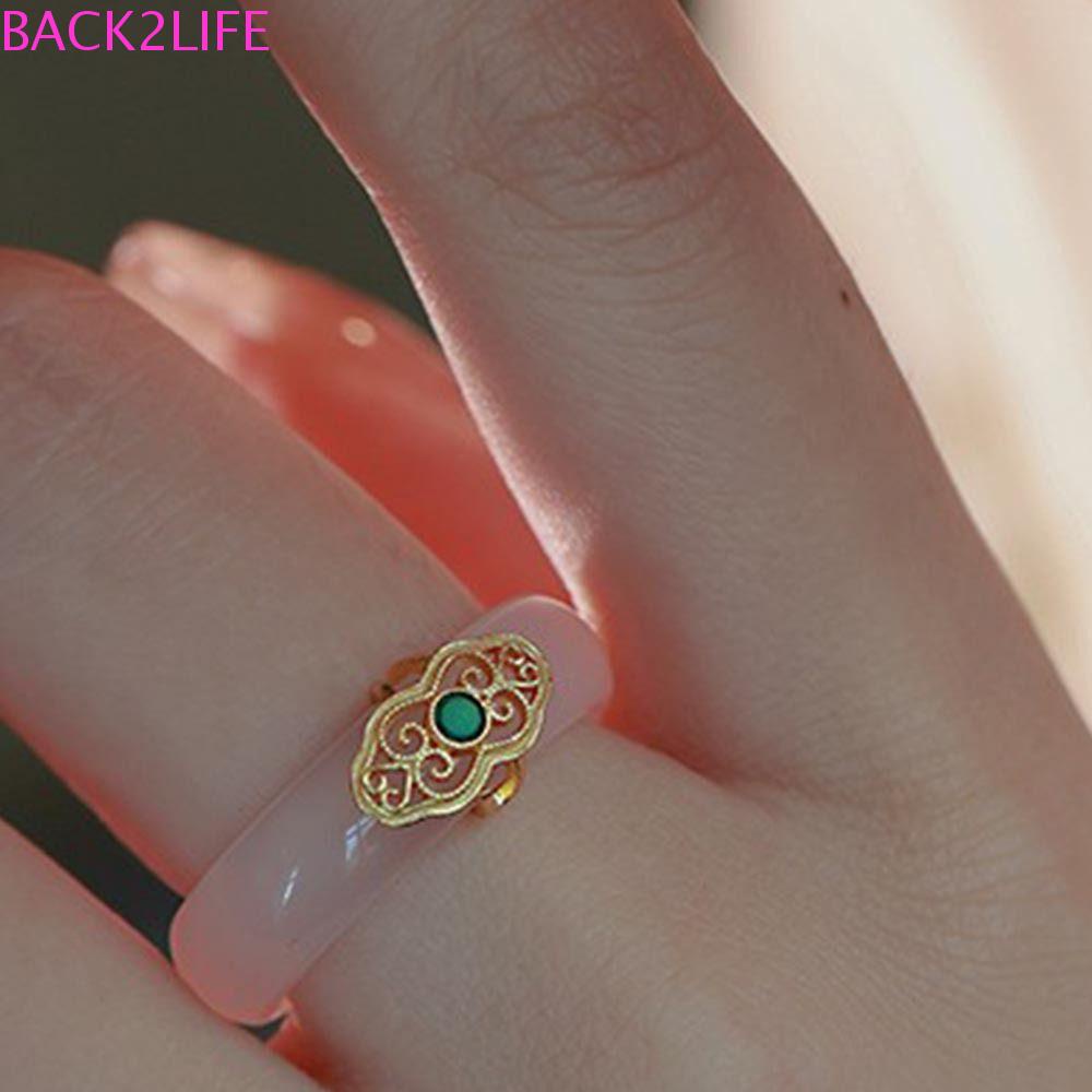 Nhẫn Đeo Tay 2 Lớp Họa Tiết Đám Mây Nhỏ Xinh Thời Trang Cho Ngày Valentine