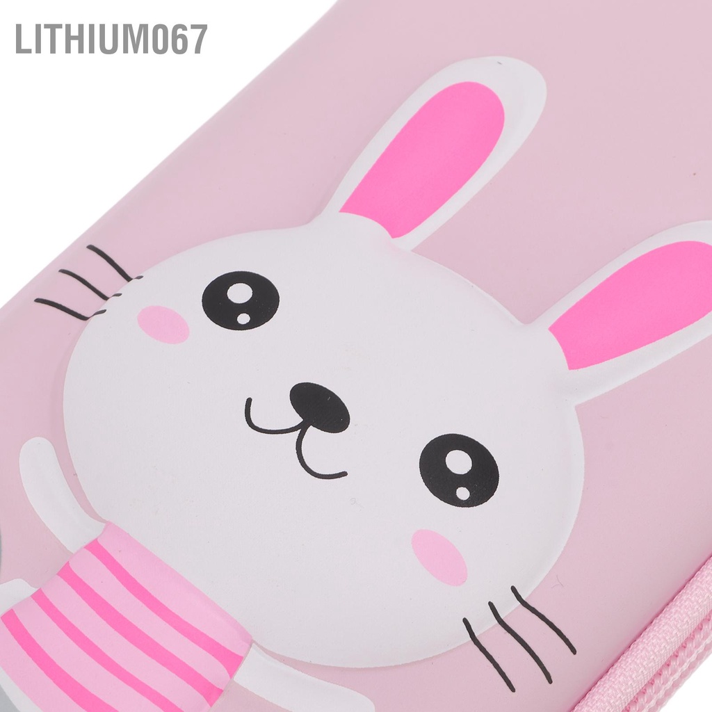 Lithium067 Hộp Đựng Bút Chì Đa Năng Màu Hồng Hoạt Hình Công Suất Lớn Túi Văn Phòng Phẩm Sinh Viên