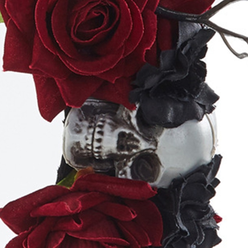 Băng Đô Cài Tóc Hình Nhánh Cây Đầu Lâu Phong Cách Gothic Cho Nữ