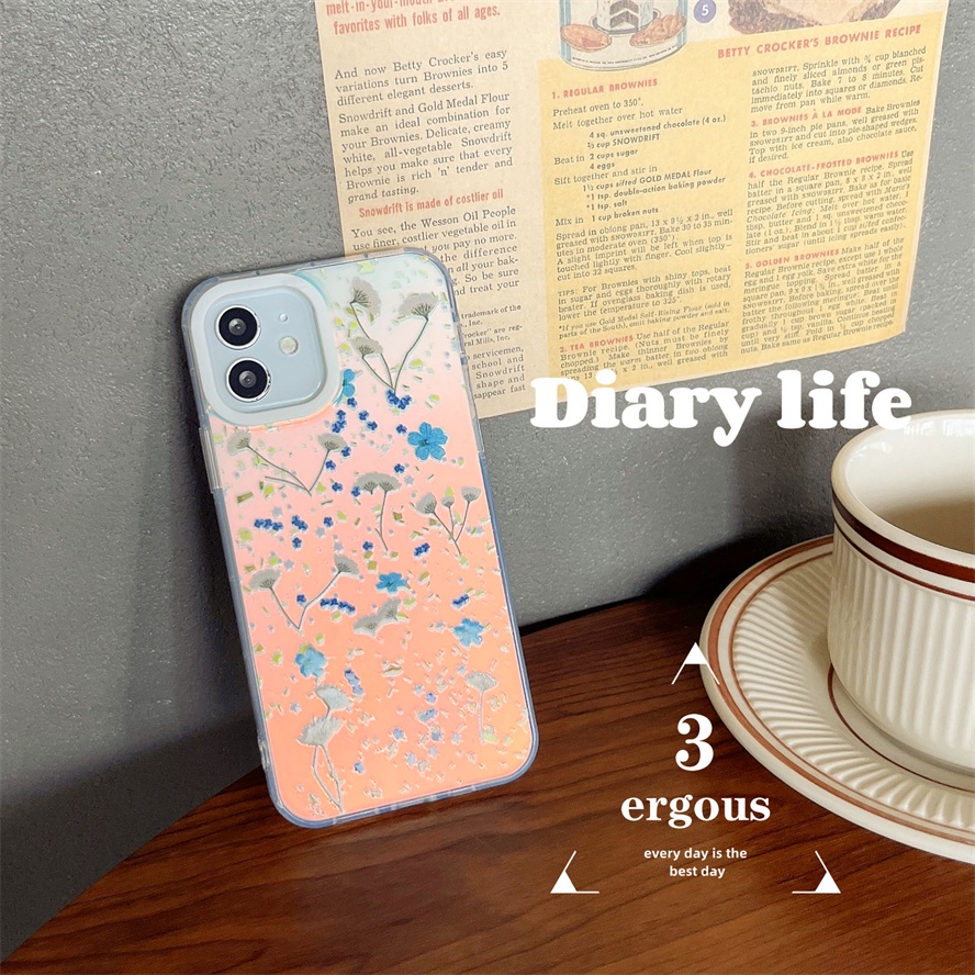 Ốp Điện Thoại Mềm Chống Sốc Màu Gradient Cho IPhone 14 13 12 11 Pro Max SE2020 X XR Xs Max 7 8 Plus