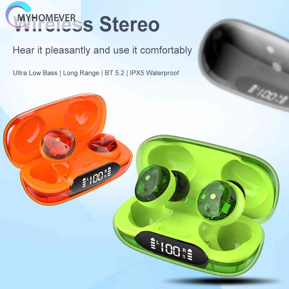 Set Tai Nghe Bluetooth 5.2 Thiết Kế Thể Thao Và Phụ Kiện