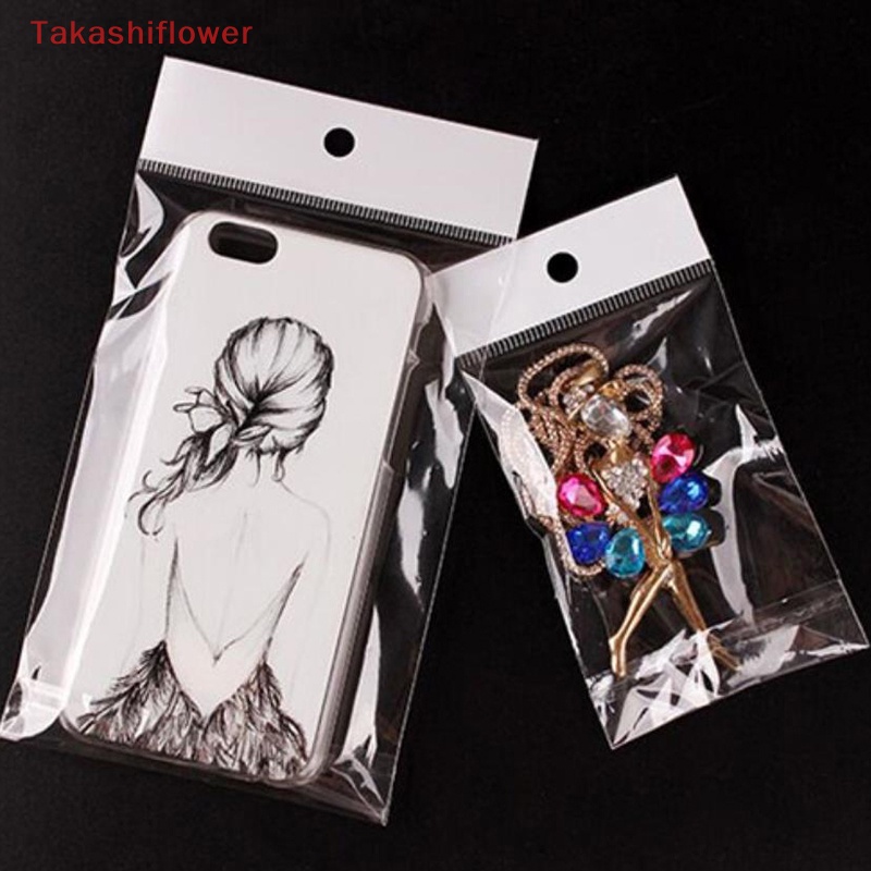 Set 100 Túi Nhựa Trong Suốt Đựng Trang Sức Tiện Dụng