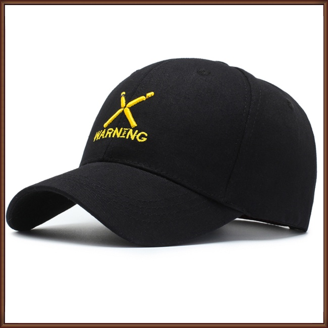 Mũ Lưỡi Trai Unisex Thêu Chữ Cái Có Thể Điều Chỉnh