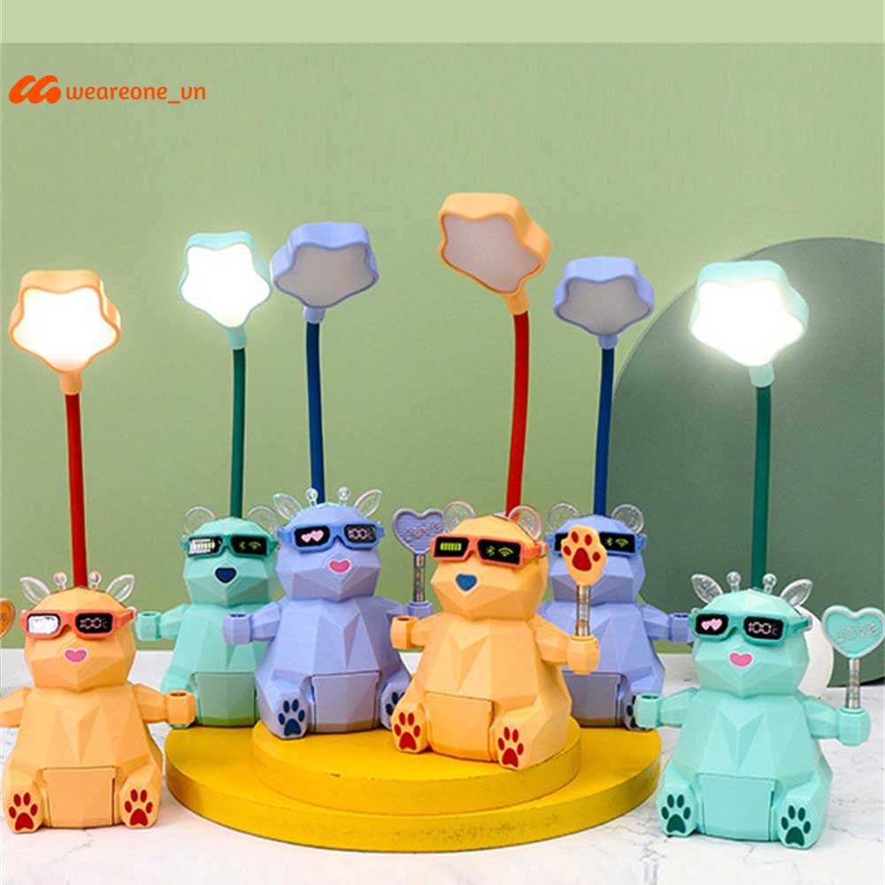 Sinh Viên Ling Gefeng Máy Tính để Bàn Phim Hoạt Hình Gấu Dần Dần Thay đổi Nhỏ ánh Sáng Ban đêm USB Sạc Bảng ánh Sáng Di động Chủ Ký Túc Xá Học Tập ánh Sáng Mới _ Weareone_vn