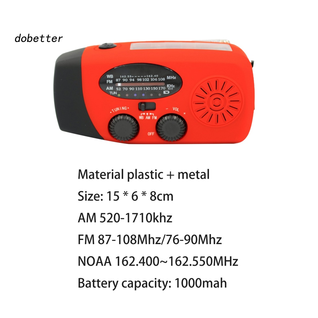 Radio T088 Cáp USB Sử Dụng Năng Lượng Mặt Trời Ổn Định Cho Cắm Trại